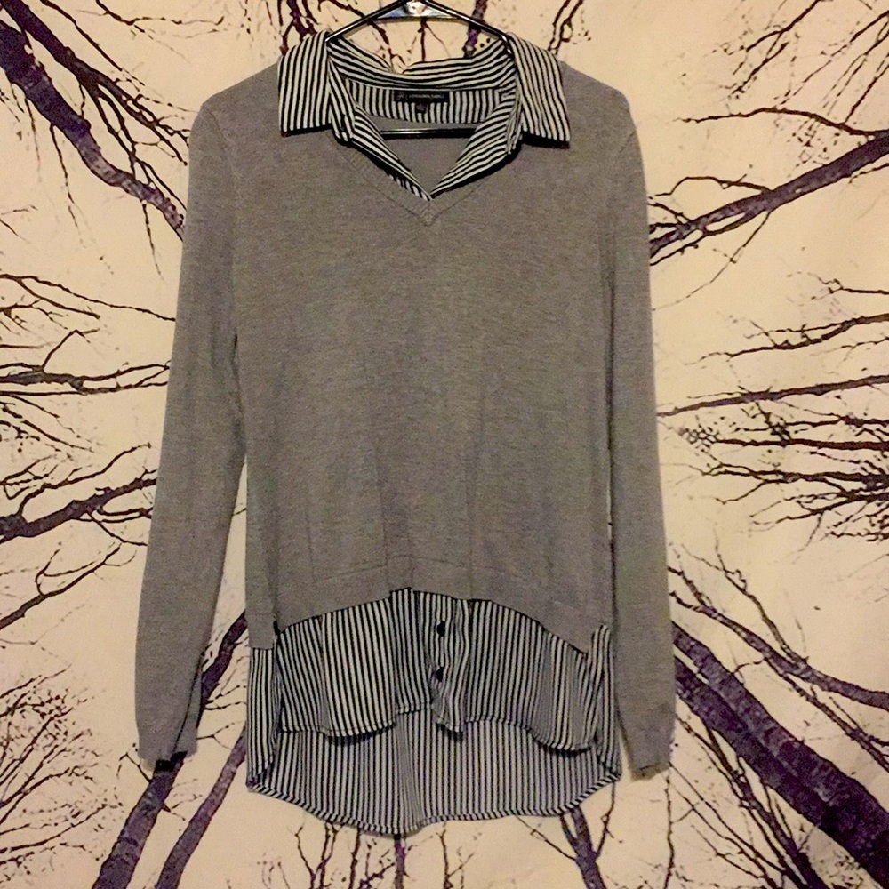Long Sleeve Sweater Dress Shirt